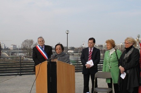 Frankreich: Eröffnung des Platzes des Pariser Abkommens - ảnh 1